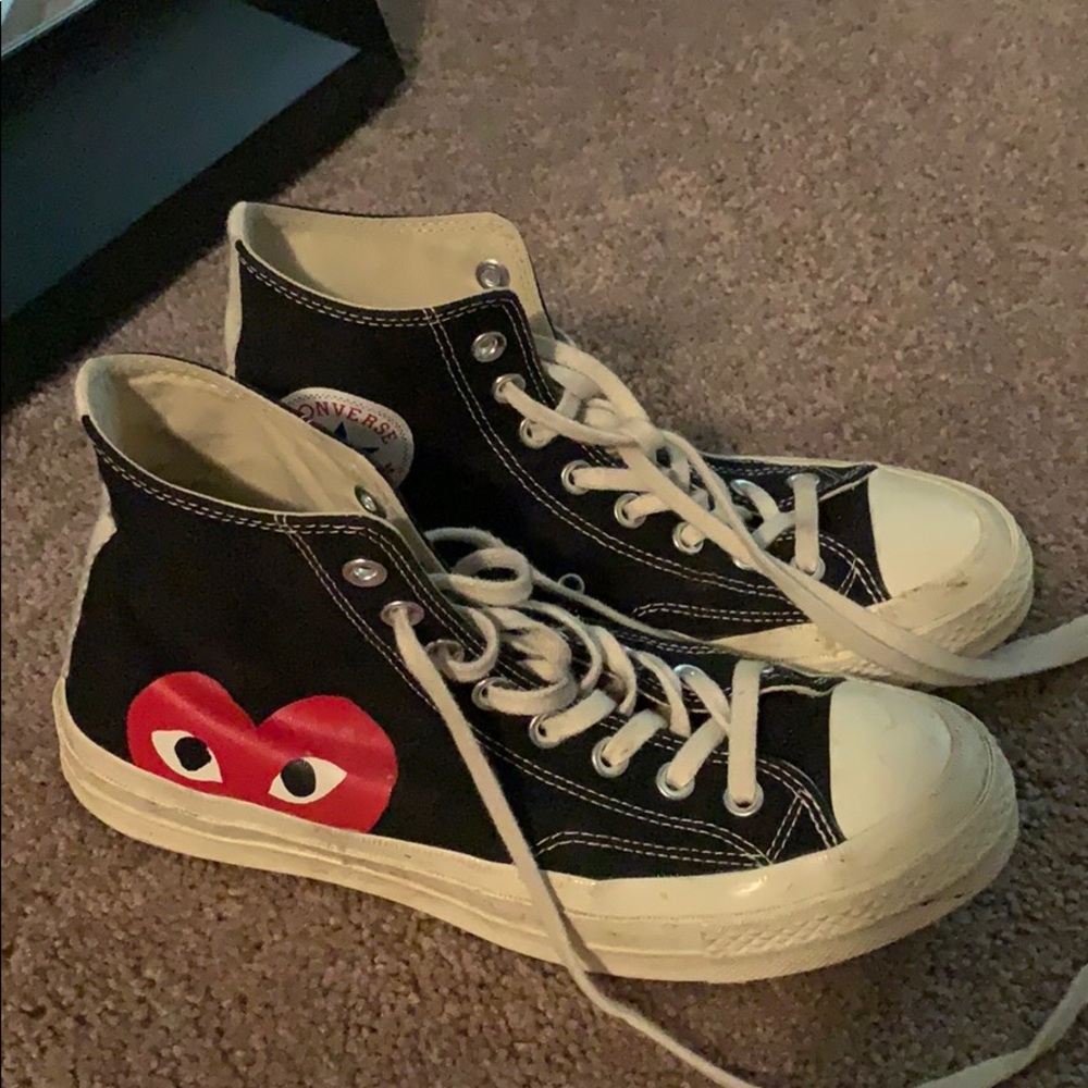 Woman’s CDG black converse